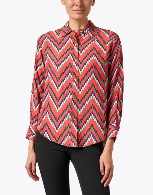 Pink Checkred Blouse