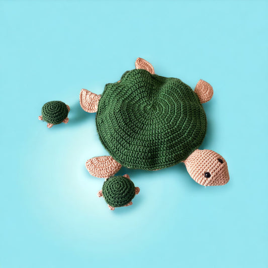 Amigurimi Crocheted Turtle
