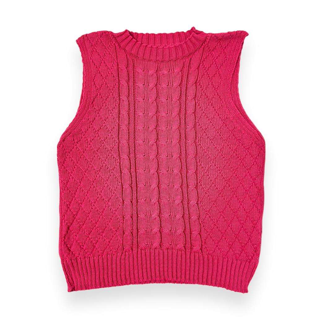 Cotton earl pullover vest